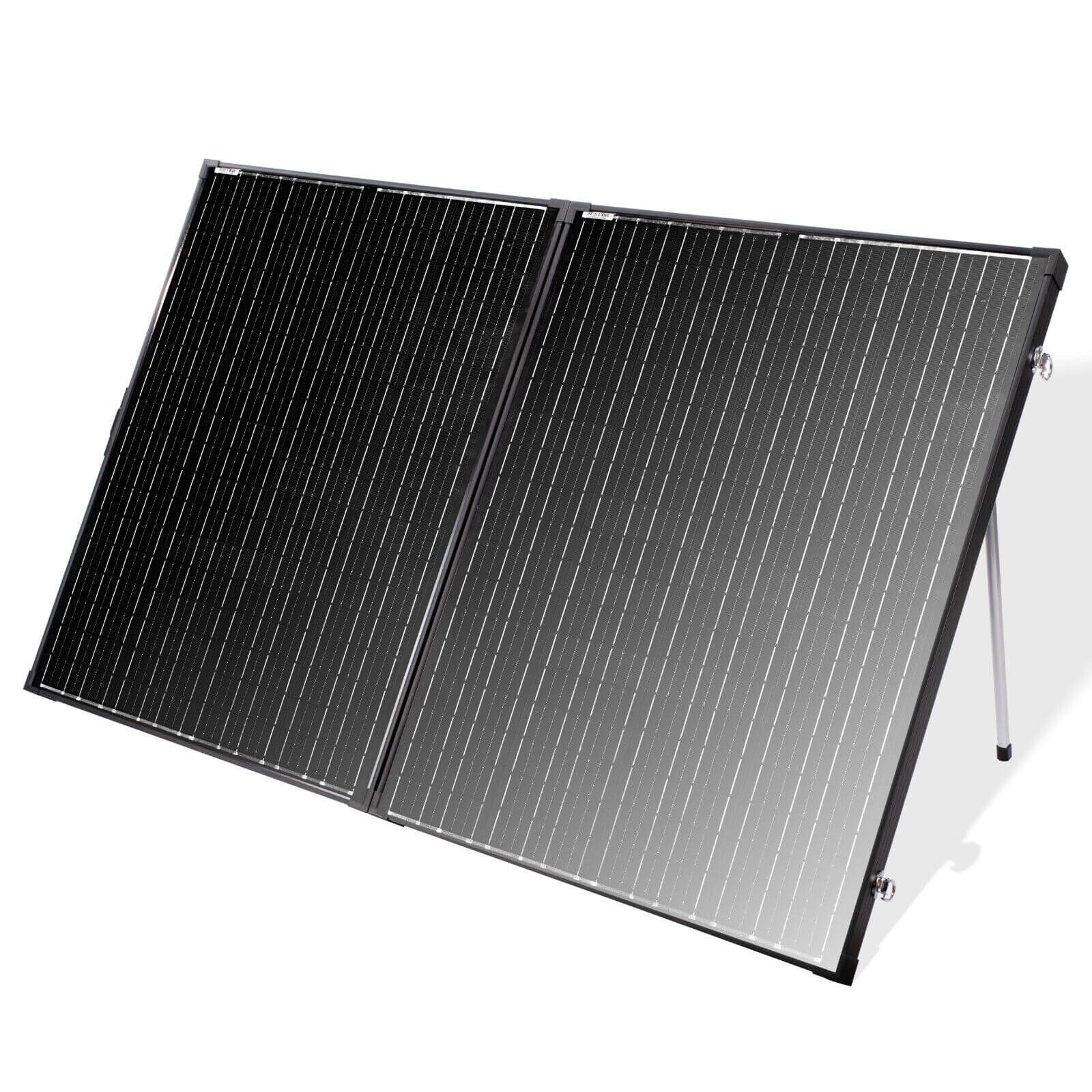 380W 12V Mono Shingled Folding Camping Solar Panels With Regulator