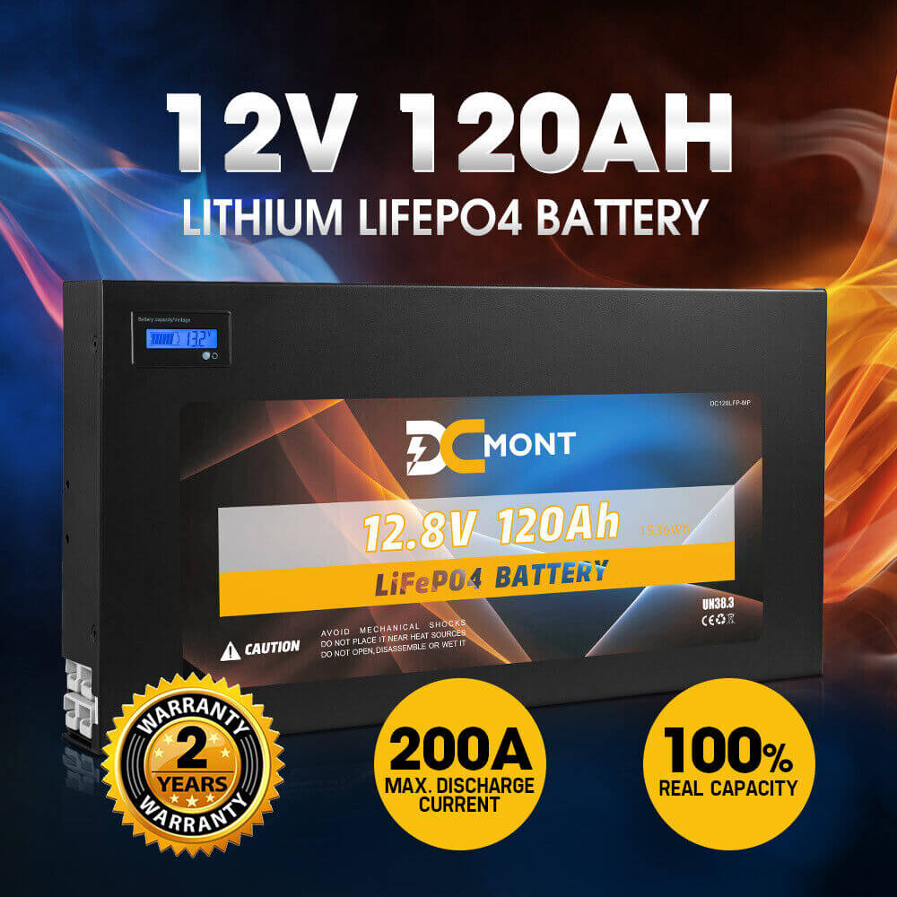  The Supremely Slim DC MONT 12V 120Ah Lithium Battery: Deep Cycle Elegance