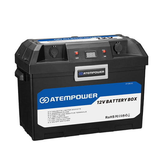 ATEM POWER Battery Box with 500W Inverter built-in VSR Isolator