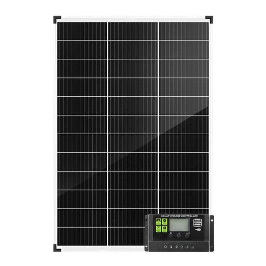  130W Solar Panel Kit Mono Generator Caravan Camping Power Battery Charging 12V
