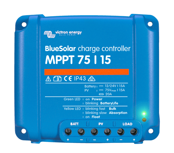 Victron Energy BlueSolar MPPT 75/15 Solar Charge Controller