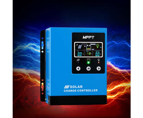 Giantz 40A MPPT Solar Charge Controller Auto 12V/24V/36V/48V Battery Regulator