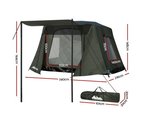 Weisshorn Camping Tent Instant Up 2-3 Person Tents Outdoor Hiking Shelter