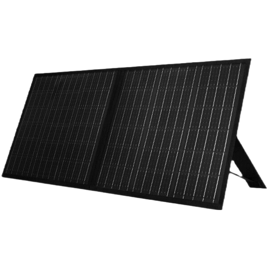 MOBI 12V 200W Folding Solar Panel Blanket Caravan Mono Completed Kit With Legs