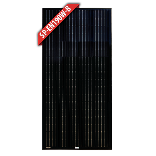 Enerdrive 190W Fixed Mono Solar Panel - Black Frame
