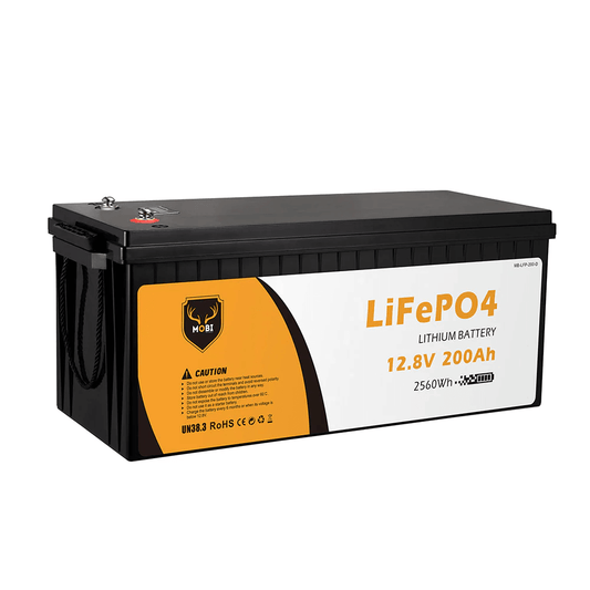 MOBI 200AH Lithium Iron Battery 12V Deep Cycle LiFePO4