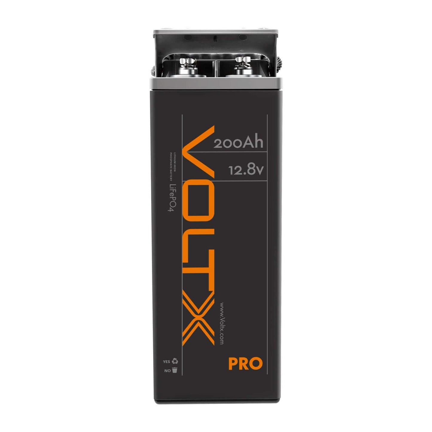 VoltX 12V 200Ah Lithium Battery LiFePO4 Super Slim LCD Screen