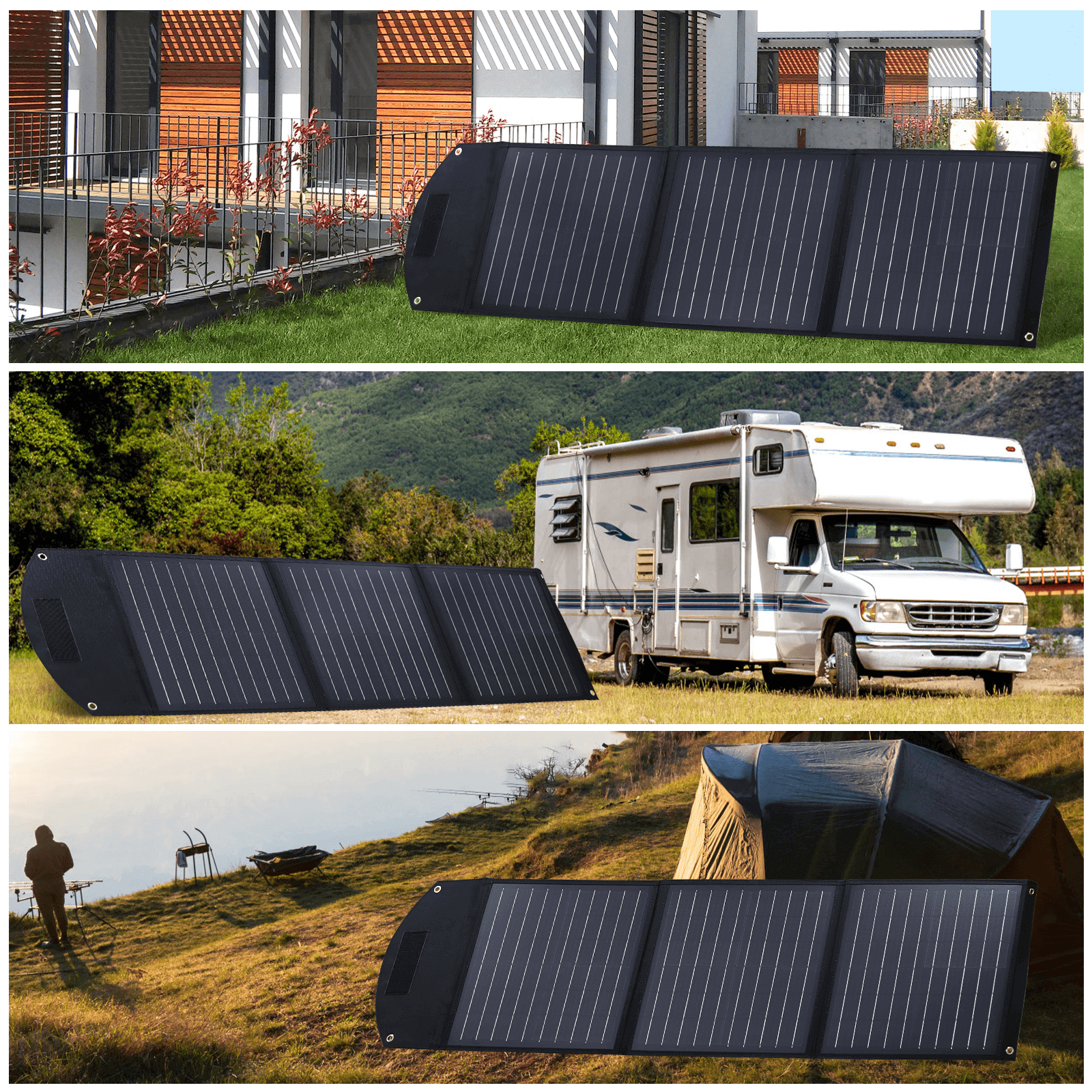400W 12V Folding Solar Panel Blanket Mono Solar Mat