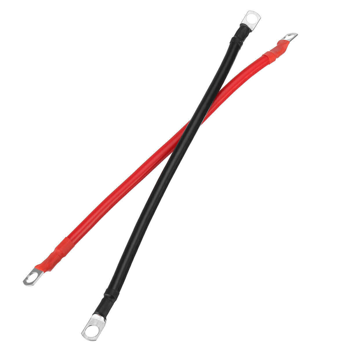 30CM Battery Lead Joiner Connector DC Wire 100A 12V 24V Cable & lugs Red & Black