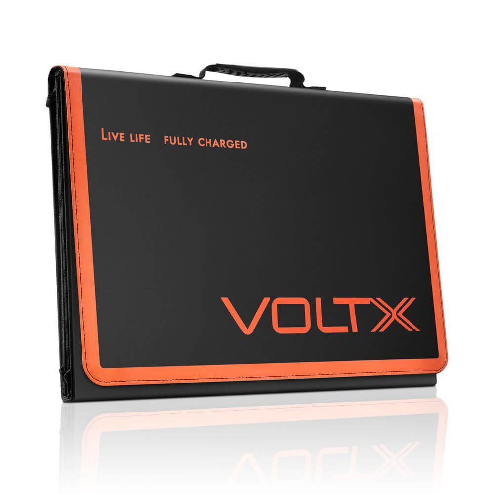VoltX 12V 120Ah Lithium Battery Solar Panel 200W Blanket Folding Mono Bundle