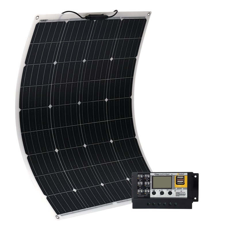 200W 12V Flexible Mono-Si Solar Panel With Regulator