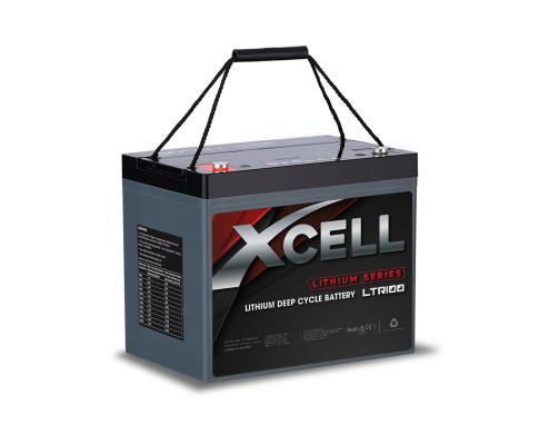 X-CELL 100Ah 12v Lithium Battery LiFePO4 Iron Phosphate Deep Cycle Camping 4WD