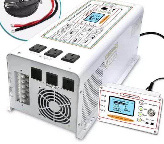 3000W 9000W DC 12V to AC 240V Pure Sine Wave Power Inverter