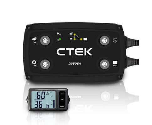 CTEK 20A OFF GRID Battery Charging System w/ D250SA & Digital Display Monitor