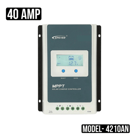 EPever 40A MPPT Solar Charge Controller- Tracer4210AN