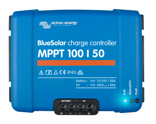  Victron BlueSolar (Non-Bluetooth) MPPT 100/50 (12/24V-50A) Solar Charge Controller