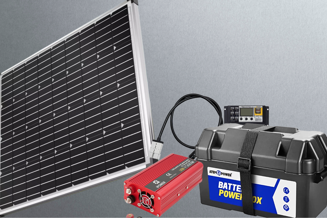 StarPower's 200 Watt, 12/24V Mono-SI SunPower, Complete Portable Camping Power Pack