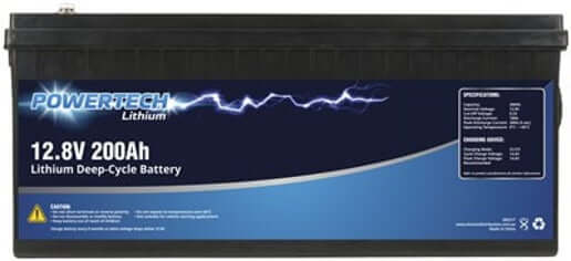 PowerTech 12.8V 200Ah Lithium Deep Cycle Battery