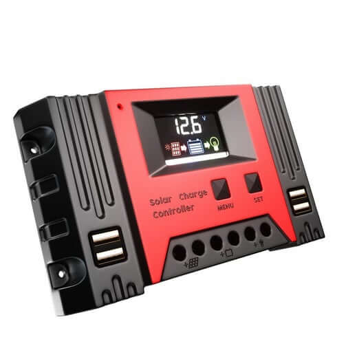 40A 12V 24V PWM Solar Panel Charger Controller Battery Regulator With LCD Display