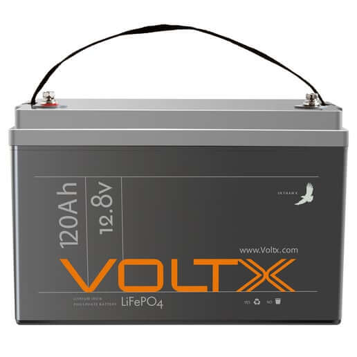 VoltX 12V 120Ah Lithium Iron Phosphate Battery LiFePO4 Rechargeable