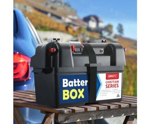  Giantz 12V Large Universal Portable Camping Battery Box