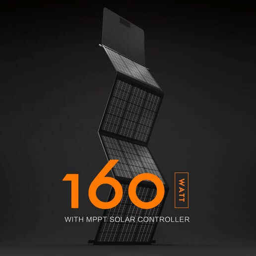 VoltX 12V 160W Folding Solar Panel Blanket