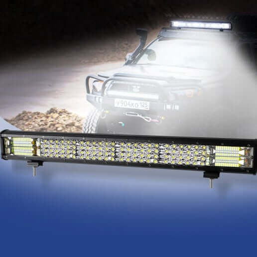 LED Light Bar Work Flood Spot Beam Lamp Off-Road Caravan Camping Strip Lights 360W