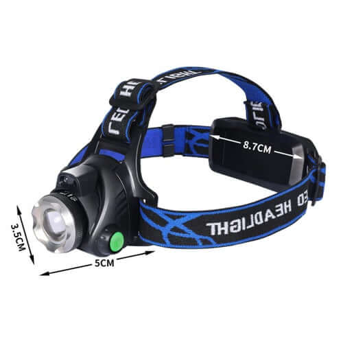 LED Outdoor Headlamp Rechargeable Camping Torch