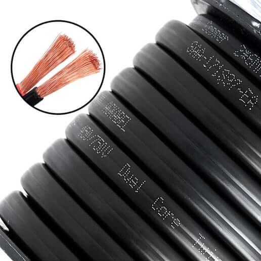 6mm 12V Twin Core Black/Red 30 Metre Auto Cable