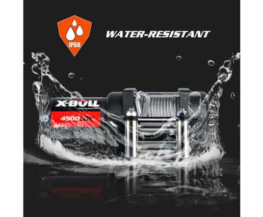 X-BULL Electric Winch 4500LBS/2041KG Steel Cable Wireless Remote Boat ATV 4WD