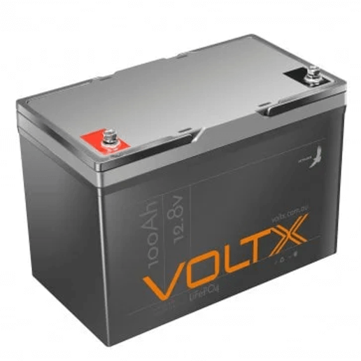 200W 12V Camping Folding Solar Panels + VoltX 100Ah LiFePO4 Lithium Battery & Battery Box