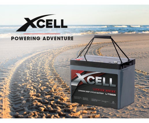X-CELL 100Ah 12v Lithium Battery LiFePO4 Iron Phosphate Deep Cycle Camping 4WD