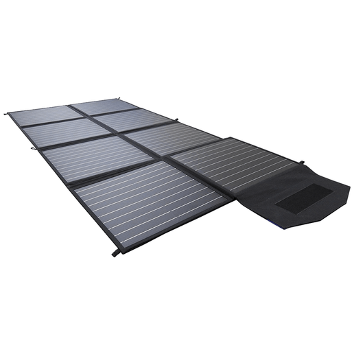 380W 12V Mono-Si Folding Black Solar Blanket With Regulator